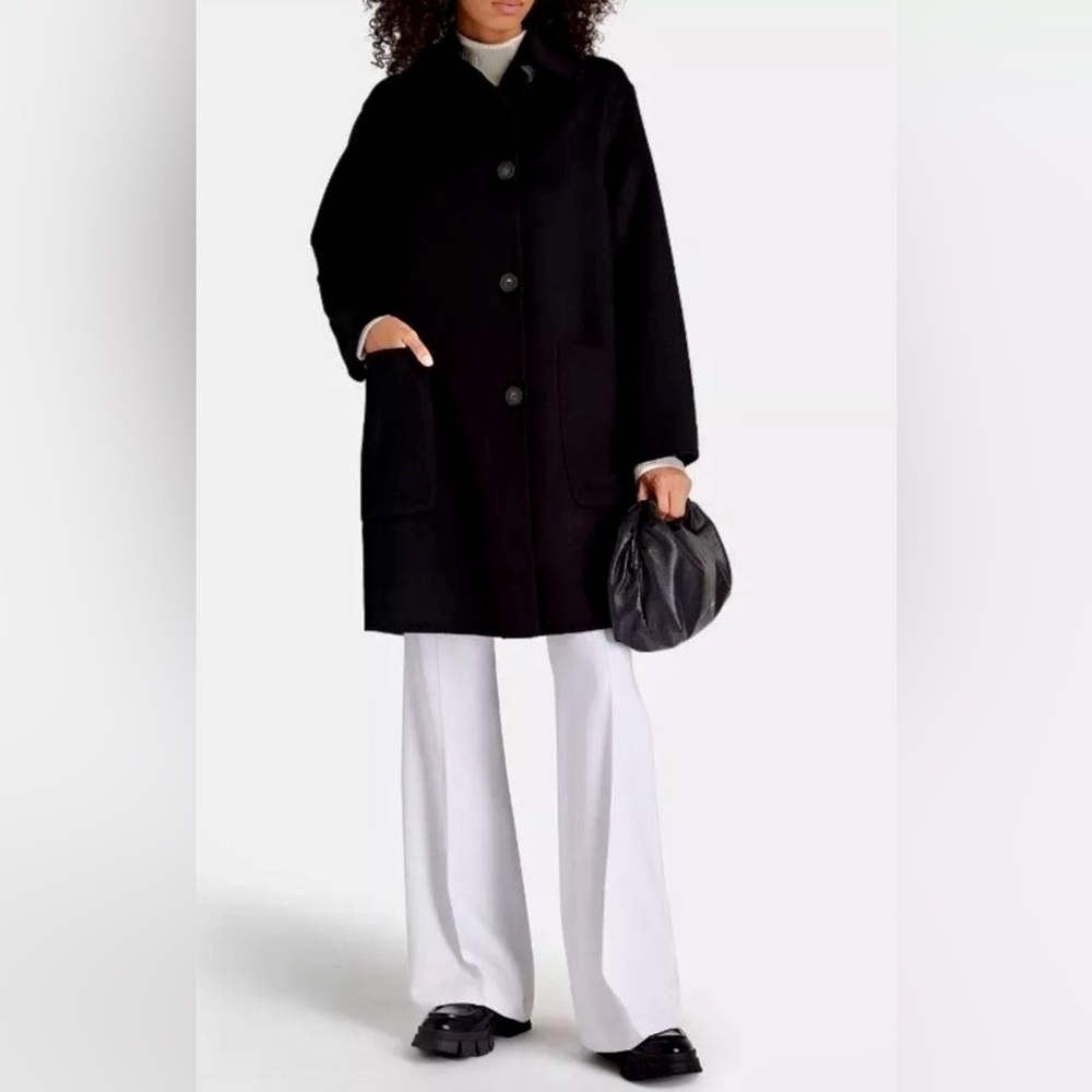 Vince Asymmetrical Wool Coat
